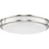 Progress Lighting Abide 14" Wide LED Flush Mount Drum Ceiling Fixture Brushed Nickel