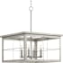 Progress Lighting Hedgerow 4 Light 21" Wide Chandelier Brushed Nickel
