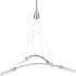 Progress Lighting Kylo LED 4 Light 30" Wide LED Abstract Chandelier Brushed Nickel