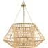 Progress Lighting Laila 5 Light 30" Wide Candle Style Chandelier Vintage Brass