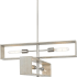 Progress Lighting Boundary 4 Light 30" Wide Chandelier Brushed Nickel