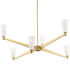 Progress Lighting Tosca 6 Light 41" Wide Chandelier Brushed Bronze