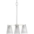 Progress Lighting Tanner 3 Light 17" Wide Chandelier Brushed Nickel