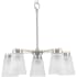 Progress Lighting Tanner 5 Light 21" Wide Chandelier Brushed Nickel
