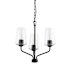 Progress Lighting Celino 3 Light 18" Wide Mini Chandelier Black