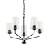 Progress Lighting Celino 5 Light 26" Wide Chandelier Black