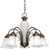 Progress Lighting Bedford 5 Light 23" Wide Chandelier Antique Bronze