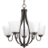 Progress Lighting Arden 5 Light 25" Wide Chandelier Antique Bronze