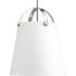 Progress Lighting Galley 2 Light 15" Wide Pendant Polished Nickel