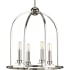 Progress Lighting Seneca 4 Light 15" Wide Chandelier Polished Nickel