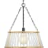 Progress Lighting Sinclaire Single Light 20" Wide Pendant Black