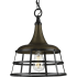 Progress Lighting Bastille 12" Wide Pendant Aged Brass