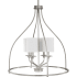 Progress Lighting Bonita 4 Light 23" Wide Chandelier Brushed Nickel