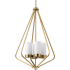 Progress Lighting Elevate 4 Light 20" Wide Pillar Candle Chandelier Brushed Bronze