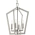 Progress Lighting Galloway 4 Light 14" Wide Pendant Brushed Nickel