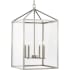Progress Lighting Hillcrest 4 Light 17" Wide Pendant Brushed Nickel