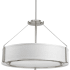 Progress Lighting Ratio 4 Light 24" Wide Drum Chandelier Brushed Nickel