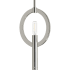 Progress Lighting Draper Single Light 7" Wide Mini Pendant Polished Nickel