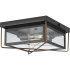 Progress Lighting Barlowe 2 Light 12" Wide Flush Mount Ceiling Fixture Antique Bronze