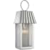 Progress Lighting Point Dume-Hook Pond 22" Tall Outdoor Wall Sconce with Patterned Glass Shade Galvanized Finish