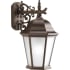 Progress Lighting Welbourne 1 Light 16" Tall Outdoor Wall Sconce with Etched Glass Panels Antique Bronze