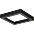 Progress Lighting Everlume 7" Wide Square Trim Ring Antique Bronze
