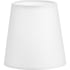 Progress Lighting Elara 5.5" Wide White Linen Tapered Shade No Finish