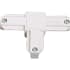 Progress Lighting Left T-Connector for Alpha Trak Systems White