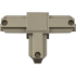 Progress Lighting Right T-Connector for Alpha Trak Systems Brushed Nickel