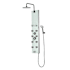 Pulse Lahaina 2.5 GPM Shower Panel with Rain Shower Head, Multi-Function Hand Shower and 8 Body Sprays Chrome