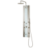 Pulse Tropicana Shower Panel with 2.5 GPM Rain Shower, Single-Function Handshower, Bodysprays, and Hose Brushed Stainless Steel