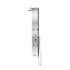 Pulse Monterey Pressure Balanced Shower Panel with Shower Head, Hand Shower, Bodysprays, Shower Arm, Hose, and Valve Trim Brushed Stainless Steel