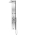 Pulse Monterey Pressure Balanced Shower Panel with Shower Head, Hand Shower, Bodysprays, Shower Arm, Hose, and Valve Trim Brushed Stainless Steel