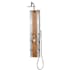 Pulse Bali Pressure Balanced Shower Panel with Shower Head, Hand Shower, Bodysprays, Hose, and Valve Trim - Less Rough-In Valve Brushed Stainless Steel