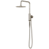 Pulse Aquarius Retrofit Shower with Shower Head, Hand Shower, Shower Arm and Hose Brushed Nickel