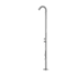 Pulse Wave Pressure-Balanced Outdoor Shower System with Shower Head, Hand Shower, and Foot Rinse Brushed Stainless