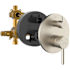 Pulse Pressure Balanced Valve Trim Only with Integrated Diverter Brushed Nickel