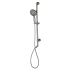 Pulse Diamond 2.5 GPM Multi Function Hand Shower Package - Includes Slide Bar and Hose Brushed Nickel