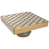 QuickDrain Squaredrain Kit 5 Inch Stream Brushed Gold