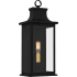 Quoizel Abernathy 16" Tall Outdoor Wall Sconce Matte Black