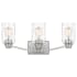 Quoizel Acacia 3 Light 22" Wide Vanity Light Brushed Nickel