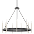Quoizel Anthem 9 Light 32" Wide Ring Chandelier Mystic Black