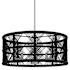 Quoizel Axford 5 Light 22" Wide Taper Candle Pendant / Converts to Semi-Flush Antique Nickel
