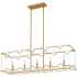 Quoizel Brinkman 5 Light 42" Wide Taper Candle Style Chandelier Matte White