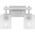 Quoizel Brenthouse 2 Light 14" Wide Vanity Light Brushed Nickel