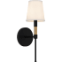 Quoizel Bayside 16" Tall Wall Sconce Matte Black
