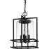Quoizel 4 Light 14" Wide Pillar Candle Multi Light Pendant Earth Black