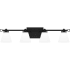 Quoizel Daniels 4 Light 29" Wide LED Vanity Light with Frosted Glass Shades Matte Black