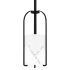Quoizel Fairbanks 5" Wide Mini Pendant with Alabaster Glass Shade Matte Black