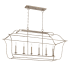 Quoizel Gallery 6 Light 48" Wide Chandelier Century Silver Leaf